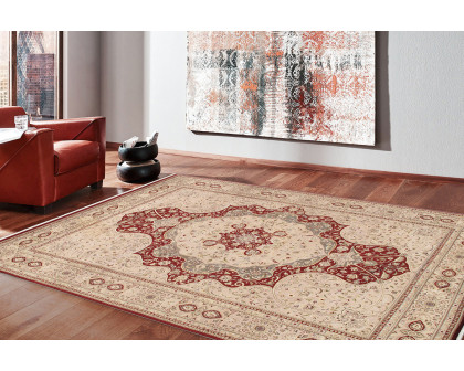 Pasargad - Tabriz Hand-Knotted Silk and Wool Area Rug 119'' x 171'' (973320 10X14)