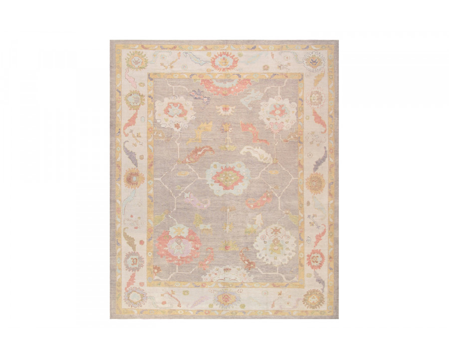 Pasargad - Oushak Collection Hand-Knotted Wool Area Rug 142'' x 172'' (980301 12X14)