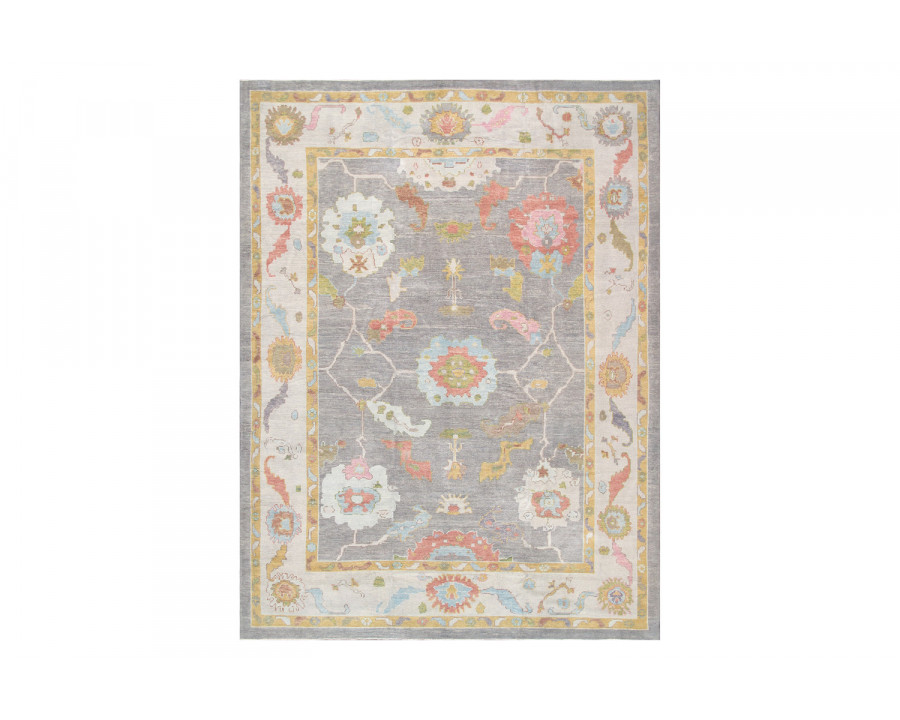 Pasargad - Oushak Collection Hand-Knotted Wool Area Rug 106'' x 144'' (980310 9X12)