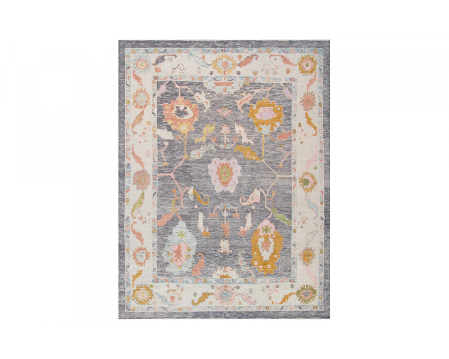 Pasargad - Oushak Collection Hand-Knotted Wool Area Rug 120'' x 158'' (980313 10X13)