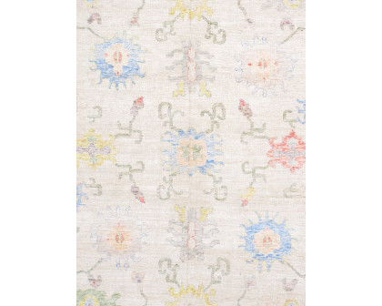 Pasargad - Oushak Collection Hand-Knotted Wool Area Rug in Ivory/L. Beige, 123" x 156" (990073 10x14)