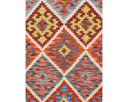 Pasargad - Kilim Collection Flatweave Wool Area Rug in Multi, 41" x 78" (990260 4x6)