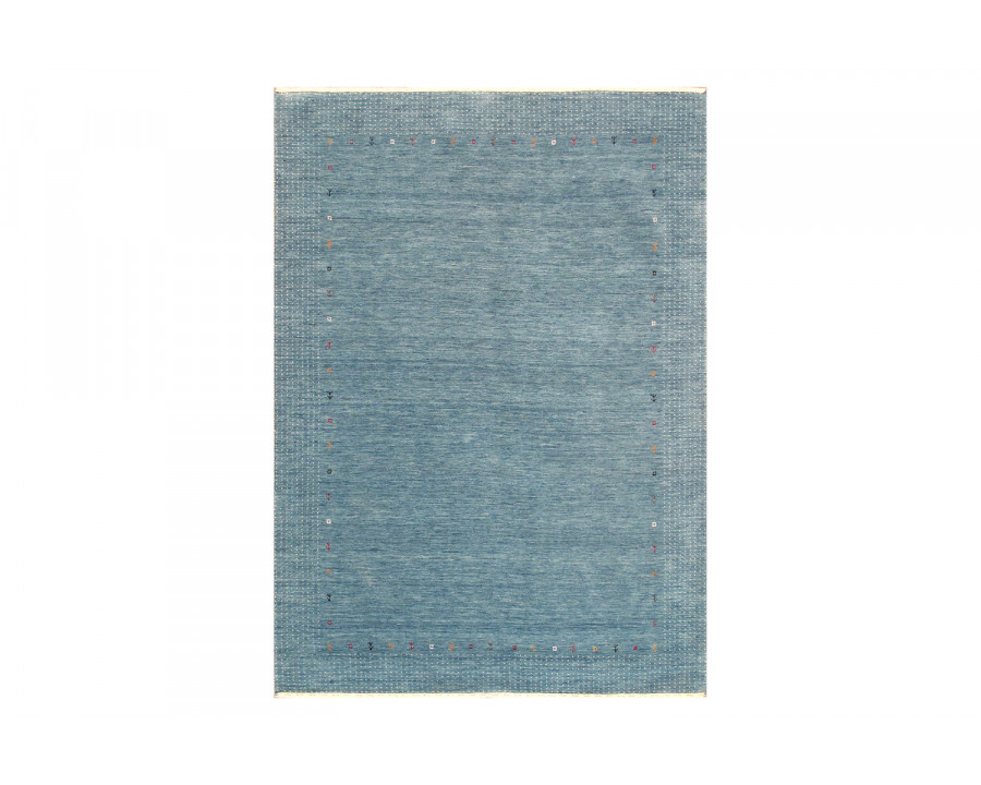 Pasargad Gramercy Collection Hand-Loomed Silk and Wool Charcoal Area Rug (AR-10 10X14) - 120'' x 168''