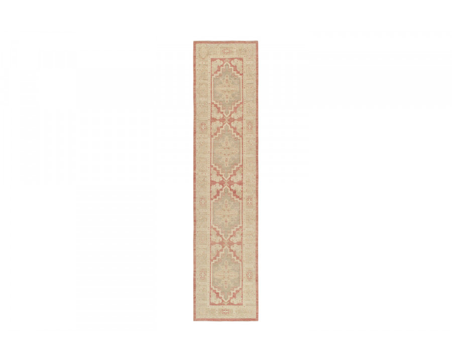 Pasargad - Oushak Collection Hand-Knotted Wool Runner B-316