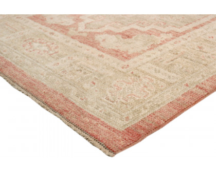 Pasargad Turkish Oushak Collection Hand-Knotted Wool Runner (B-316 3X13) - 35'' x 153''