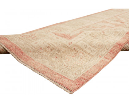 Pasargad Turkish Oushak Collection Hand-Knotted Wool Runner (B-316 3X13) - 35'' x 153''