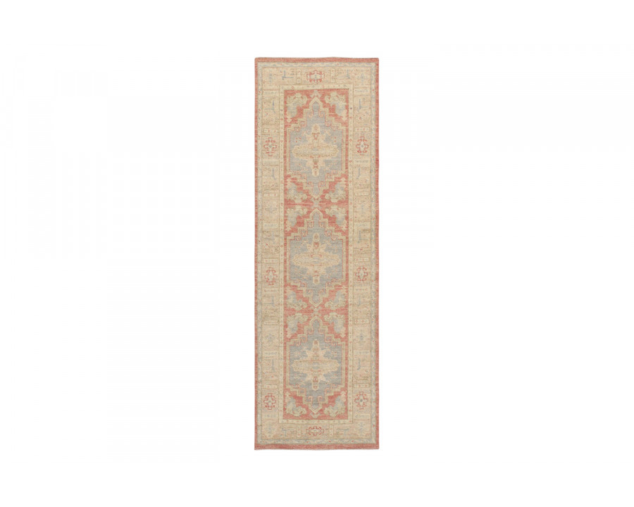 Pasargad - Oushak Collection Wool Runner 34'' x 112'' (B-317 3X9)