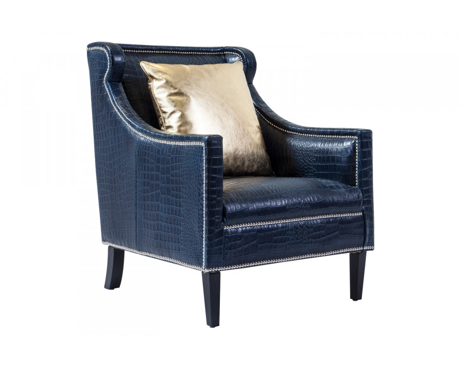 Pasargad - Bergdorf Collection Leather Armchair