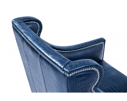 Pasargad™ Bergdorf Collection Leather Armchair