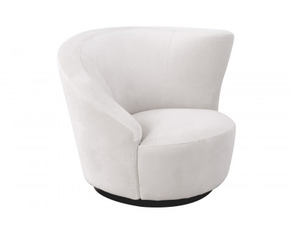 Pasargad Vicenza Collection Crescent Chair - White