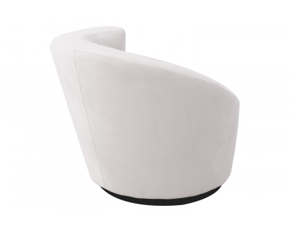 Pasargad Vicenza Collection Crescent Chair - White