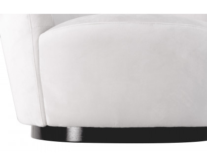 Pasargad Vicenza Collection Crescent Chair - White