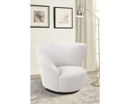 Pasargad Vicenza Collection Crescent Chair - White