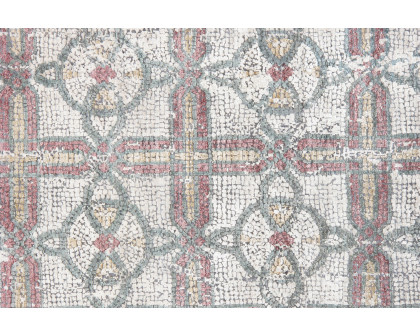 Pasargad - Modern Gemstone Collection Hand-Knotted Silk and Wool Area Rug 96'' x 118'' (GEM-5 8X10)