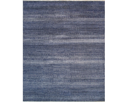 Pasargad - Transitiona Collection Hand-Kontted Silk and Wool Area Rug GRASS-NVY