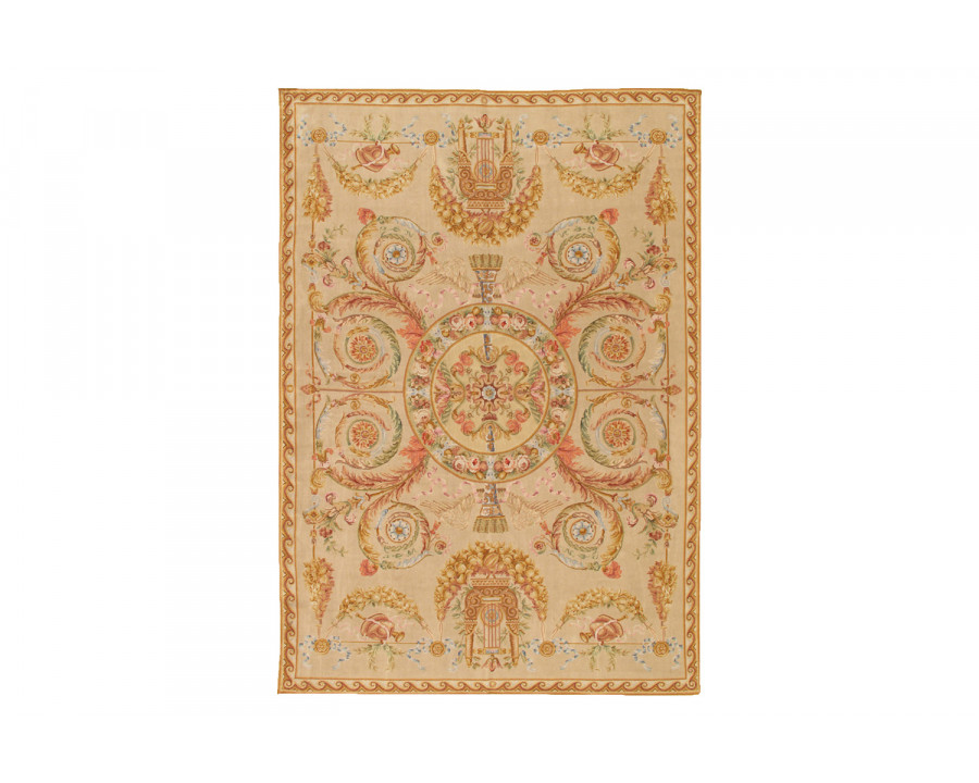 Pasargad - Savonnerie Collection Hand-Knotted Lamb's Wool Area Rug 117'' x 167'' (GSV-31G 10X14)