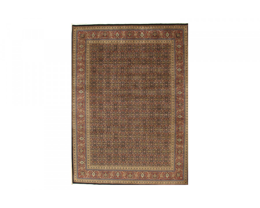 Pasargad Tabriz Collection Hand-Knotted Lamb's Wool Area Rug (HERATI 12X15) - 146'' x 183''