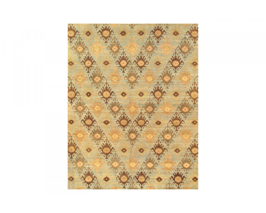 Pasargad Ikat Collection Hand-Knotted Lamb's Wool Area Rug (IKAT-2 4X6) - 48'' x 72''