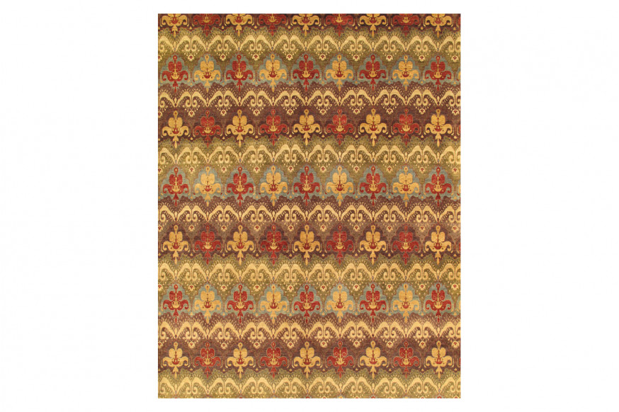 Pasargad™ Ikat Collection Hand-Knotted Lamb's Wool Area Rug (IKAT-4 12X15) - 144'' x 179''