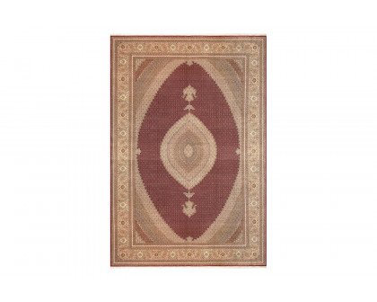 Pasargad - Tabriz Collection Hand-Knotted Silk and Wool Area Rug MAHI