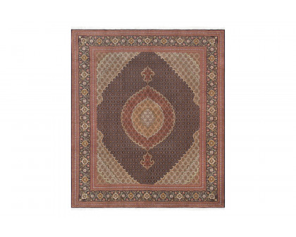 Pasargad - Tabriz Collection Hand-Knotted Silk and Wool Area Rug MAHI