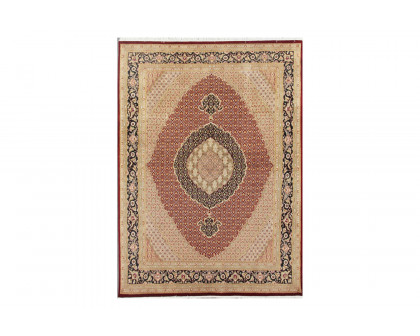 Pasargad - Tabriz Collection Hand-Knotted Silk and Wool Area Rug MAHI