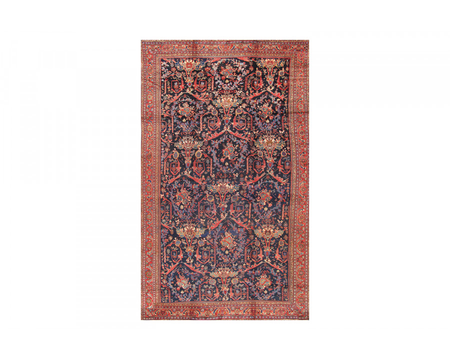 Pasargad - Antique Sultanabad Collection Hand-Knotted Lamb's Wool Area Rug 138'' x 222'' (MOSTAFI 12X19)