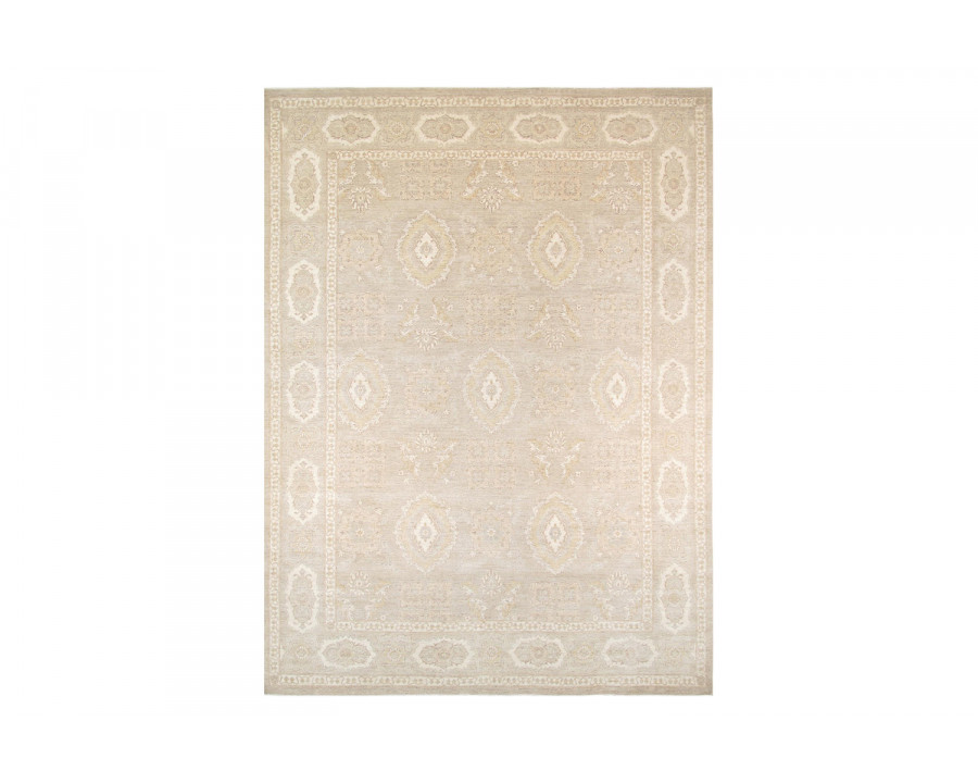 Pasargad Ferehan Collection Hand-Knotted Wool Area Rug 104'' x 141'' (N-2017-D 9X12)