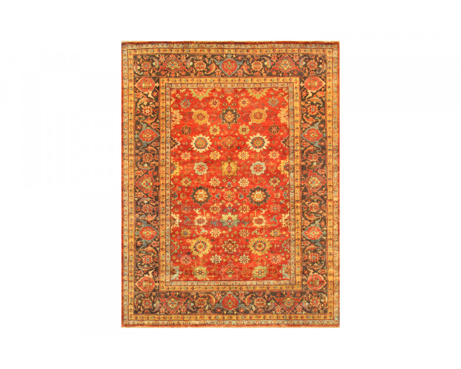 Pasargad - Mahal Collection Hand-Knotted Wool Area Rug 116'' x 168'' (P-11B 10X14)