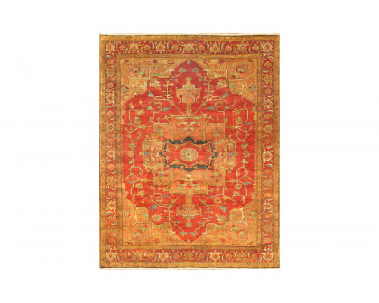 Pasargad - Serapi Collection Hand-Knotted Lamb's Wool Area Rug P-2