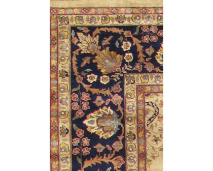 Pasargad Sarouk Collection Hand-Knotted Lamb's Wool Area Rug (P-425 IVORY 8X10) - 96'' x 116''