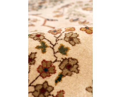 Pasargad Sarouk Collection Hand-Knotted Lamb's Wool Area Rug (P-425 RND 8X8) - 97'' x 97''