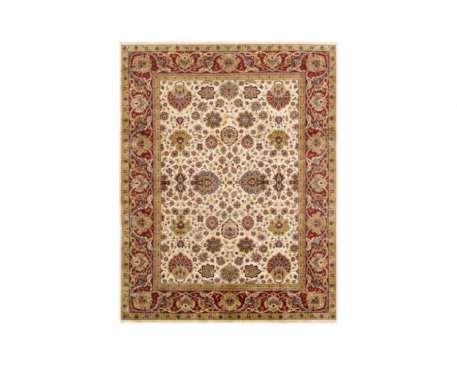 Pasargad - Tabriz Collection Hand-Knotted Lamb's Wool Area Rug 108'' x 141'' (P-437 9X12)