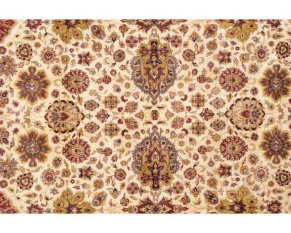 Pasargad - Tabriz Collection Hand-Knotted Lamb's Wool Area Rug 108'' x 141'' (P-437 9X12)