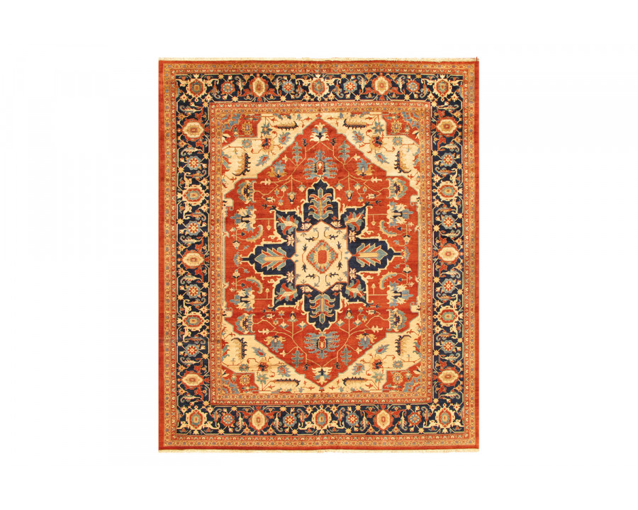 Pasargad - Serapi Collection Hand-Knotted Lamb's Wool Area Rug P-49