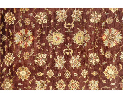 Pasargad - Sultanabad Collection Hand-Knotted Lamb's Wool Area Rug 108'' x 141'' (P-640 9X12)