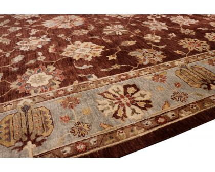 Pasargad - Sultanabad Collection Hand-Knotted Lamb's Wool Area Rug 108'' x 141'' (P-640 9X12)