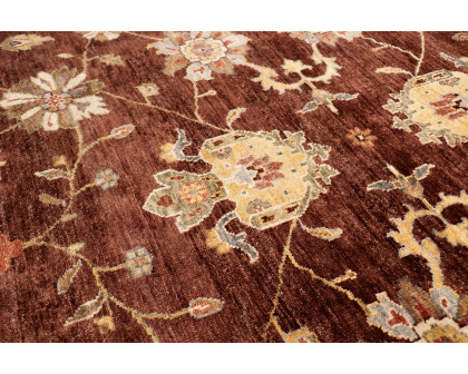 Pasargad - Sultanabad Collection Hand-Knotted Lamb's Wool Area Rug 108'' x 141'' (P-640 9X12)