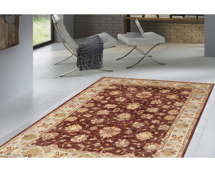 Pasargad - Sultanabad Collection Hand-Knotted Lamb's Wool Area Rug 108'' x 141'' (P-640 9X12)