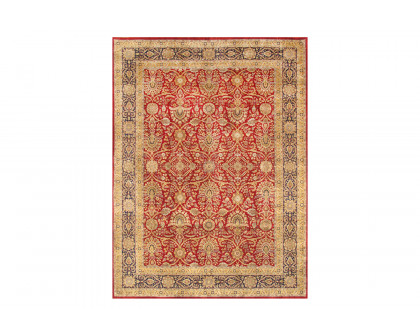 Pasargad - Tabriz Collection Hand-Knotted Lamb's Wool Area Rug P-701 BLACK