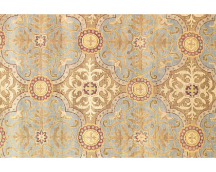 Pasargad Sultanabad Collection Hand-Knotted Lamb's Wool Area Rug (P-943 6X9) - 72'' x 108''