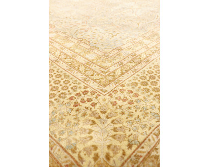 Pasargad - Baku Collection Hand-Knotted Lamb's Wool Area Rug in L. Blue/Yellow, 144" x 188" (P-ADAM 12X16)