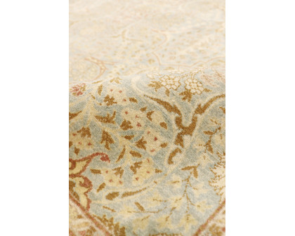 Pasargad - Baku Collection Hand-Knotted Lamb's Wool Area Rug in L. Blue/Yellow, 144" x 188" (P-ADAM 12X16)