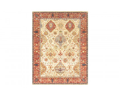 Pasargad - Kerman Collection Hand-Knotted Lamb's Wool Area Rug P-LAVAR