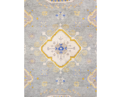 Pasargad - Khotan Collection Hand-Knotted Wool Area Rug in L. Blue, 97" x 120" (PA-26C 8x10)