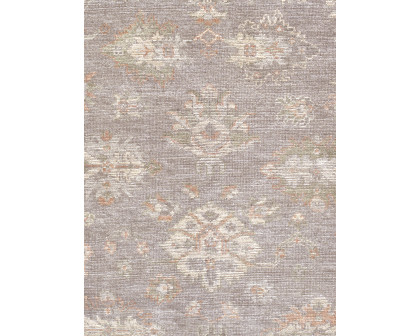 Pasargad - Oushak Collection Hand-Knotted Wool Area Rug in Gray/L. Gray, 97" x 117" (paj-433 8x10)