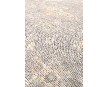 Pasargad - Oushak Collection Hand-Knotted Wool Area Rug in Gray/L. Gray, 97" x 117" (paj-433 8x10)