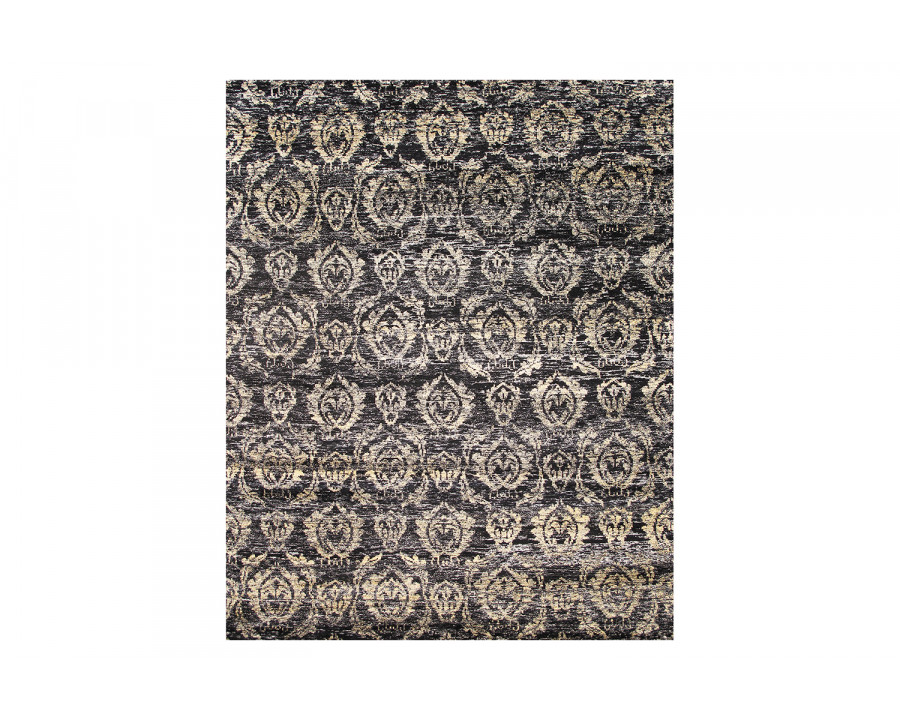 Pasargad - Sari Silk Collection Hand-Knotted Area Rug 96'' x 119'' (PALE-1 8X10)