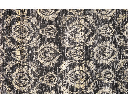 Pasargad - Sari Silk Collection Hand-Knotted Area Rug 96'' x 119'' (PALE-1 8X10)