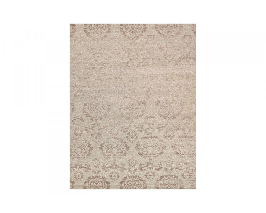 Pasargad - Transitional Collection Hand-Knotted Silk and Wool Area Rug 106'' x 139'' (PALE-294-4 9X12)